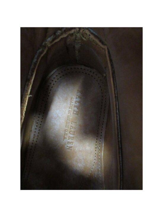 Ralph Lauren Boots 11 D Tan Telford Chukka Leather Lace Up USA Made main image 8